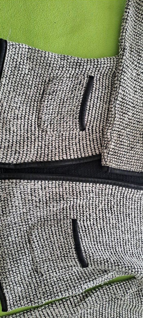 hirka Gri Fermuarlı Kısa  Ceket tek fiyat - Görsel 4