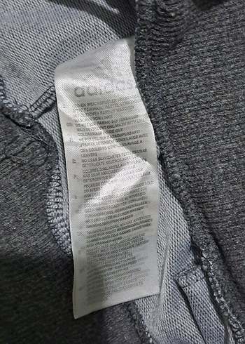 eşofman alti gri Adidas beli lastikli Erkek Eşofman Altı - Görsel 5