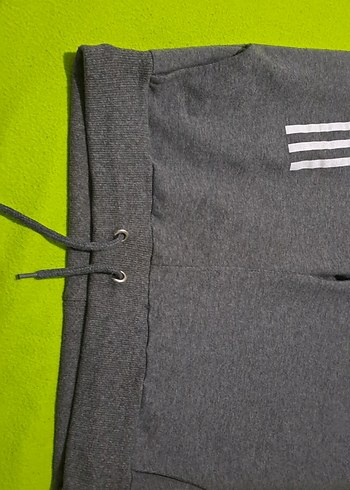 eşofman alti gri Adidas beli lastikli Erkek Eşofman Altı - Görsel 4