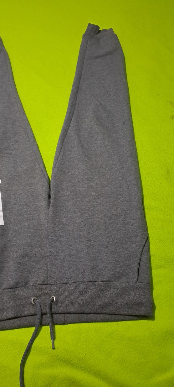 eşofman alti gri Adidas beli lastikli Erkek Eşofman Altı - Görsel 3