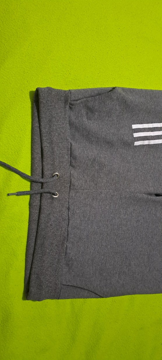 eşofman alti gri Adidas beli lastikli Erkek Eşofman Altı - Görsel 4