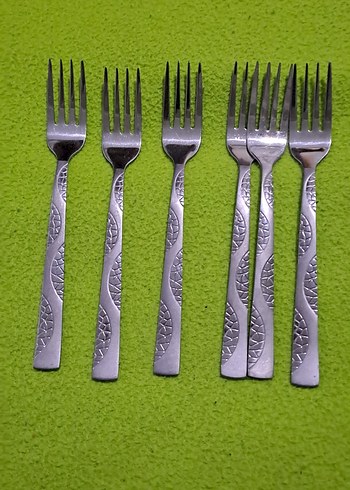 catal kasik seti Gri Desenli Çelik Çatal ve Kaşık Seti - Görsel 8