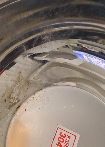 kase parlak Beyaz Paslanmaz Çelik Kase - Görsel 4