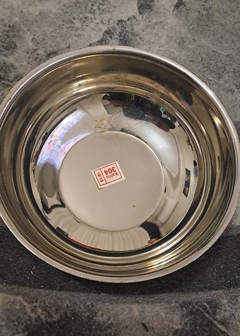 kase parlak Beyaz Paslanmaz Çelik Kase - Görsel 5