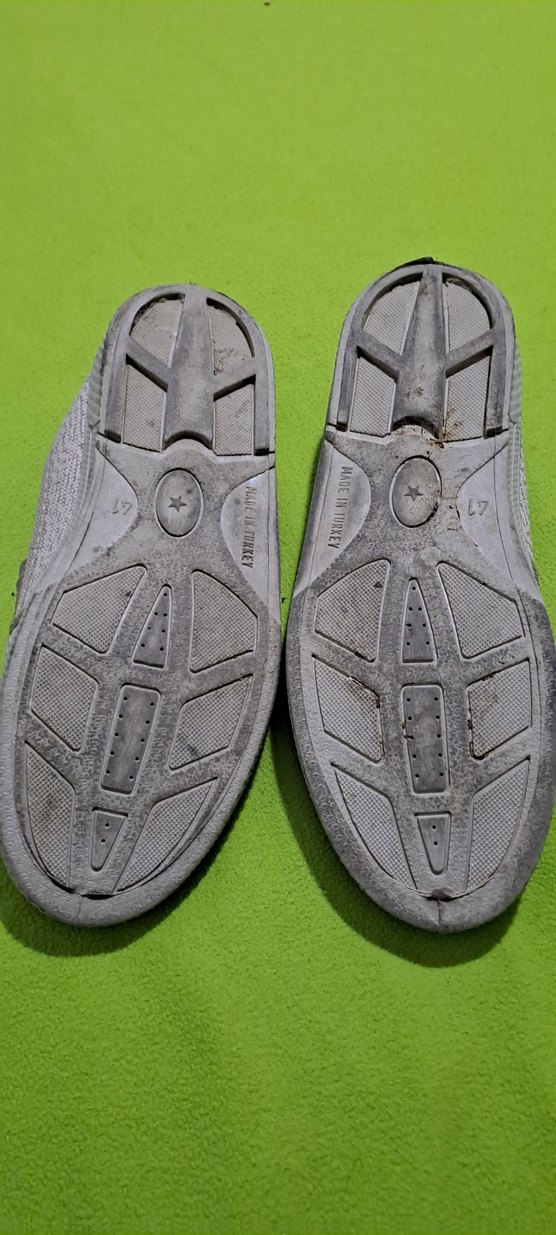 espadrilk Erkek Keten Gri Beyaz Espadril - Görsel 2