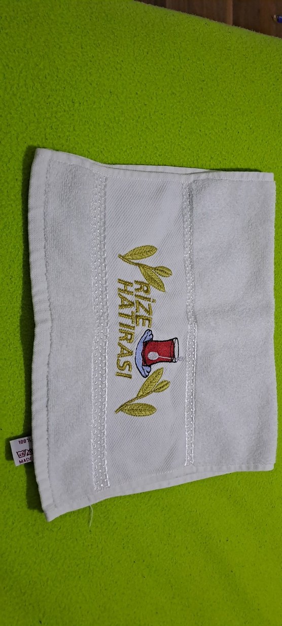 mutfak havlusu Nakışlı Beyaz Mutfak Havlusu - Görsel 4