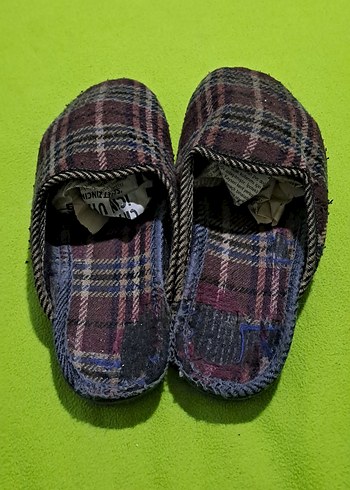 terlik renkli Düğmeli Erkek Ev Terliği - Görsel 2