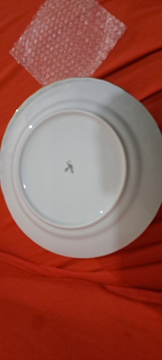 gural porselen Çiçek Desenli Beyaz Porselen Tabak Seti - Görsel 4