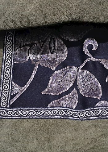 yastik kilifi Nakışlı Koyu Yeşil Dekoratif Yastık Kılıfları - Görsel 8