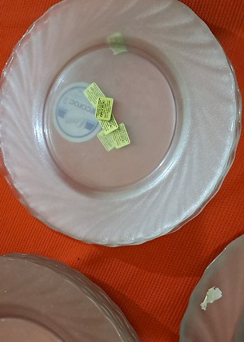 tabak seti cam orj sifir Beyaz Düz Tabak Seti - Görsel 4