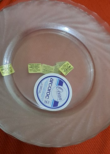 tabak seti cam orj sifir Beyaz Düz Tabak Seti - Görsel 7