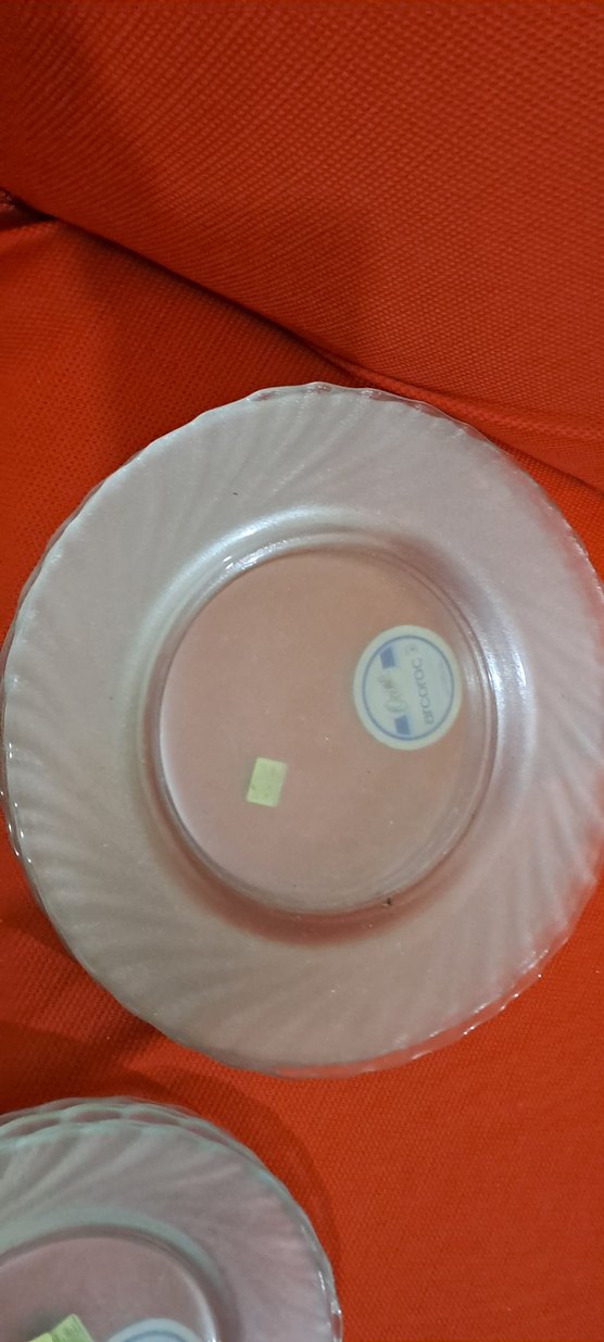 tabak seti cam orj sifir Beyaz Düz Tabak Seti - Görsel 3