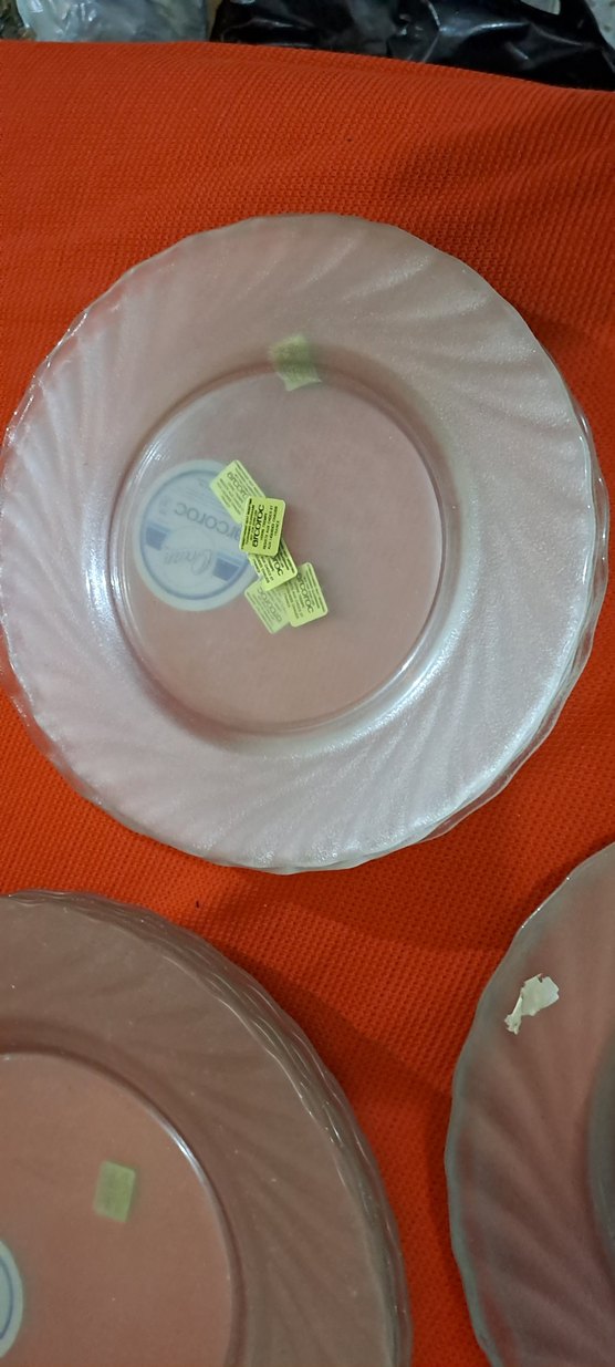 tabak seti cam orj sifir Beyaz Düz Tabak Seti - Görsel 4