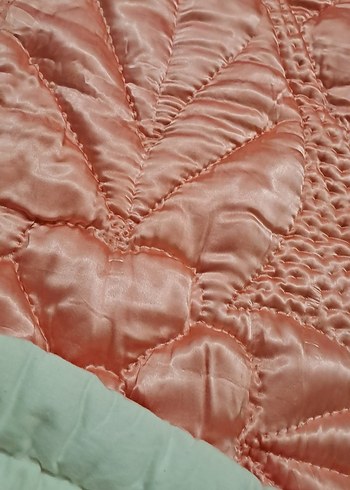 bebek yorgani pembe İşlemeli Çocuk saten sifir urun - Görsel 5