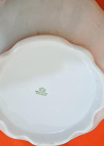 porselen takim Beyaz Koyu Renkli Dekoratif bavuara Kase - Görsel 5