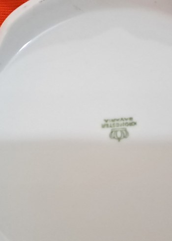 porselen takim Beyaz Koyu Renkli Dekoratif bavuara Kase - Görsel 6