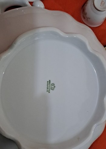 porselen takim Beyaz Koyu Renkli Dekoratif bavuara Kase - Görsel 13