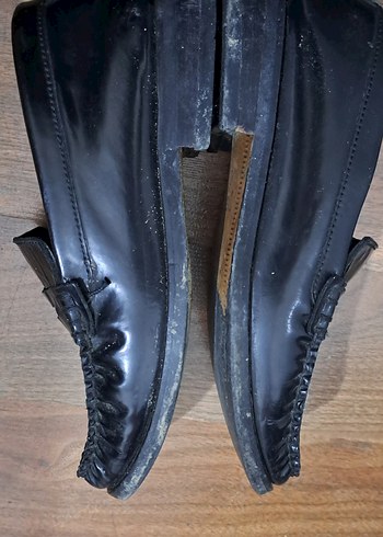 cocuk ayakkabi Parlak Siyah Tokalı Erkek Çocuk Loafer Ayakkabı - Görsel 5