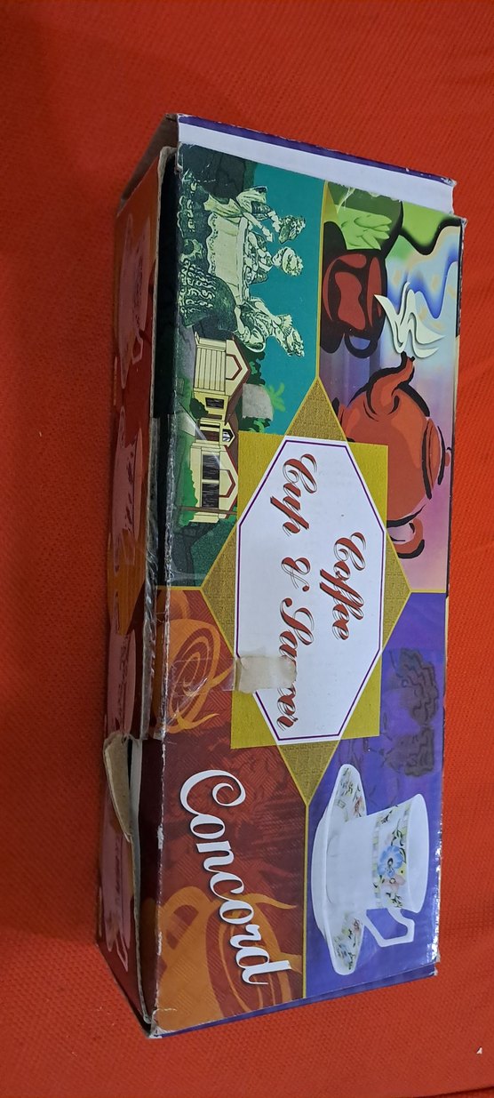 fincan takimi ciçek Desenli Beyaz Porselen Fincan Takımı - Görsel 3