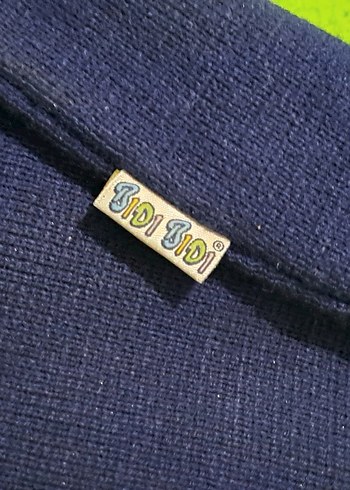 suveter Koyu Mavi Erkek Çocuk Örme Süveter unisex - Görsel 7