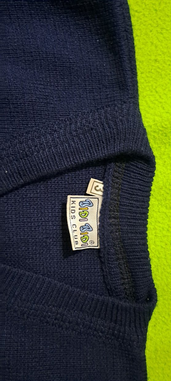 suveter Koyu Mavi Erkek Çocuk Örme Süveter unisex - Görsel 3