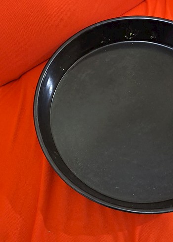 tepsi Siyah Yuvarlak Tepsi - Görsel 2