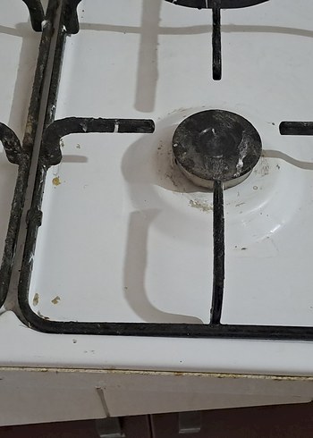 4 gozlu ocak Beyaz ve Gri 4 dogakgazli - Görsel 6