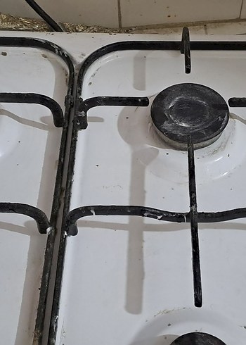 4 gozlu ocak Beyaz ve Gri 4 dogakgazli - Görsel 8