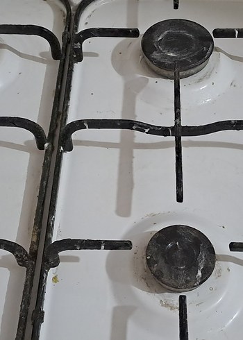 4 gozlu ocak Beyaz ve Gri 4 dogakgazli - Görsel 7