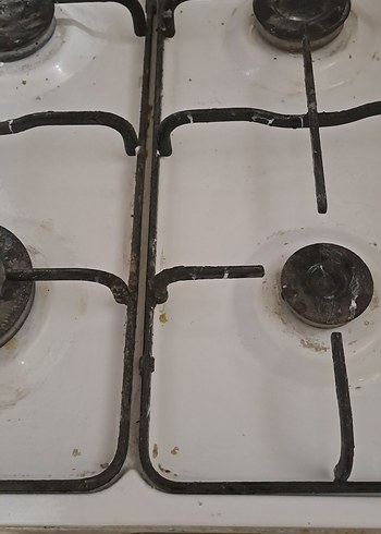 4 gozlu ocak Beyaz ve Gri 4 dogakgazli - Görsel 9