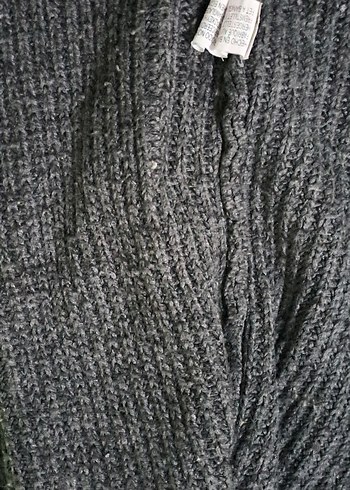 hirka Erkek Çocuk Gri Kapüşonlu Triko Hırka unisex - Görsel 11