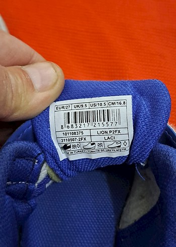 Mavi Erkek Çocuk Cırtcırtlı Spor Ayakkabı - Görsel 6