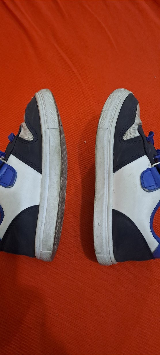 Mavi Erkek Çocuk Cırtcırtlı Spor Ayakkabı - Görsel 3