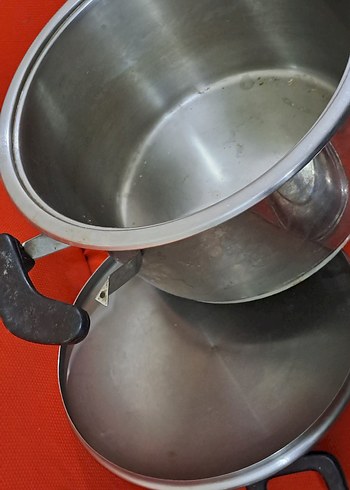 tencere tava vs  Gri Metal Tencere ve Tavalar Seti - Görsel 17