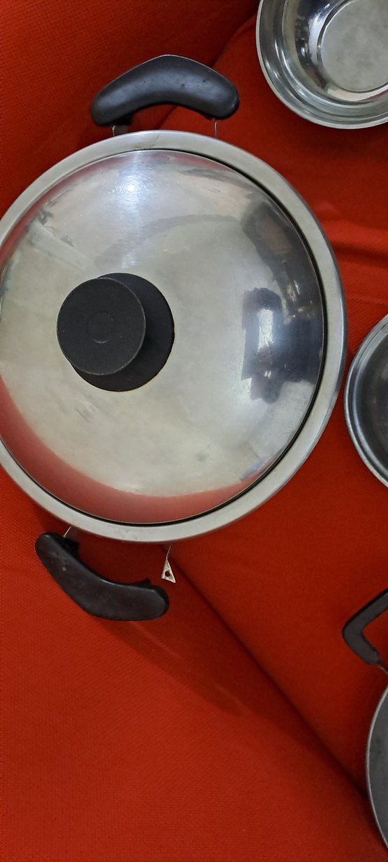 tencere tava vs  Gri Metal Tencere ve Tavalar Seti - Görsel 4