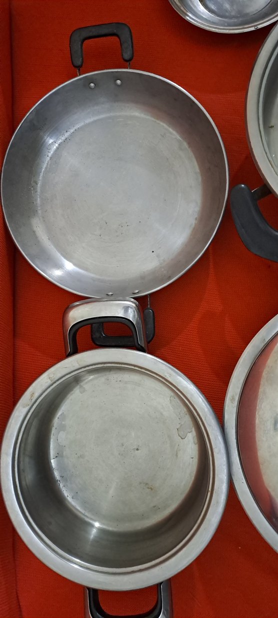 tencere tava vs  Gri Metal Tencere ve Tavalar Seti - Görsel 3