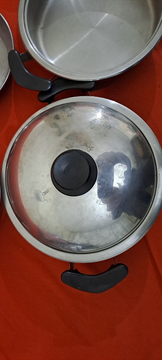 tencere tava vs  Gri Metal Tencere ve Tavalar Seti - Görsel 5