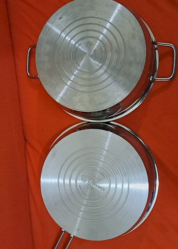 tencere tava beyaz Tabanlı Çelik Tencere ve Kapak - Görsel 4