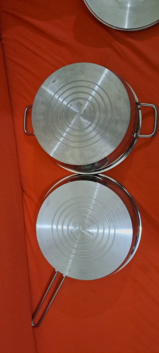 tencere tava beyaz Tabanlı Çelik Tencere ve Kapak - Görsel 4