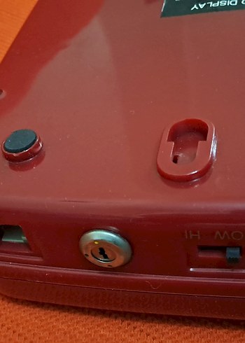 telefon Kırmızı Panaphone Sabit Telefon KX-T2838LM - Görsel 5