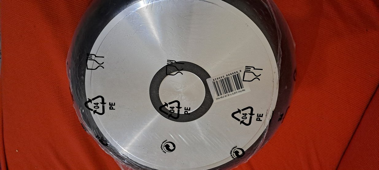 tava Gri Teflon Kaplı Turuncu Saplı Tava - Görsel 4