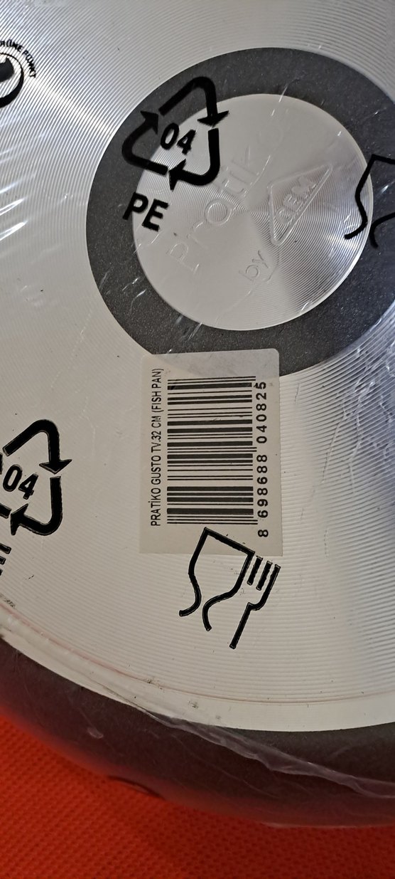 tava Gri Teflon Kaplı Turuncu Saplı Tava - Görsel 5