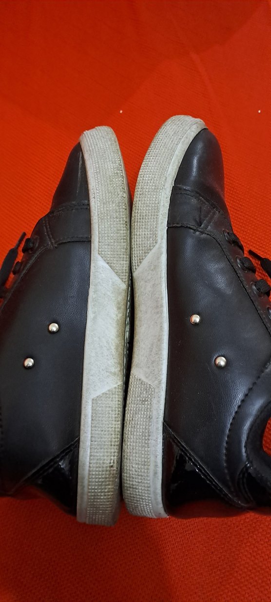 cocuk ayakkabi Siyah Kemer Tokalı Yüksek  Spor Ayakkabı - Görsel 4