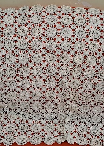 dantel El Yapımı Bohem Dantel Masa Örtüsü net fiyat - Görsel 5