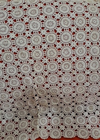 dantel El Yapımı Bohem Dantel Masa Örtüsü net fiyat - Görsel 3