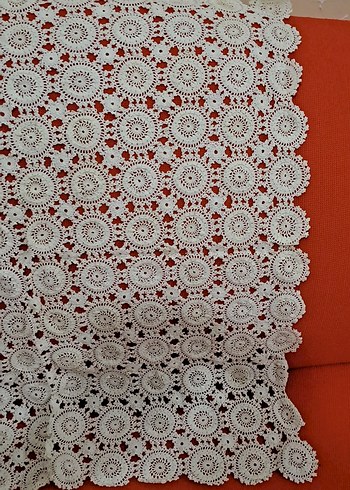 dantel El Yapımı Bohem Dantel Masa Örtüsü net fiyat - Görsel 4