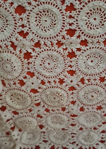 dantel El Yapımı Bohem Dantel Masa Örtüsü net fiyat - Görsel 8