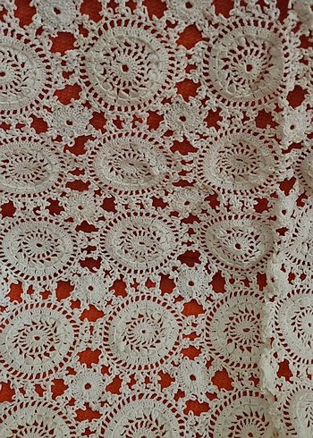 dantel El Yapımı Bohem Dantel Masa Örtüsü net fiyat - Görsel 9