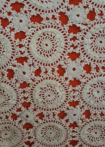 dantel El Yapımı Bohem Dantel Masa Örtüsü net fiyat - Görsel 7