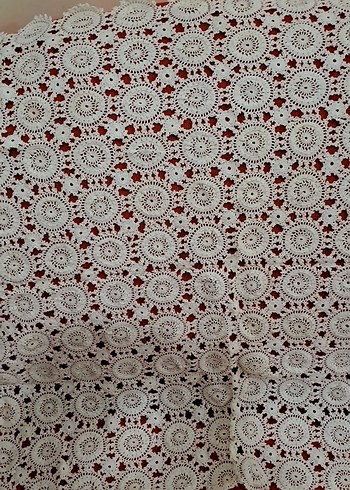 dantel El Yapımı Bohem Dantel Masa Örtüsü net fiyat - Görsel 2